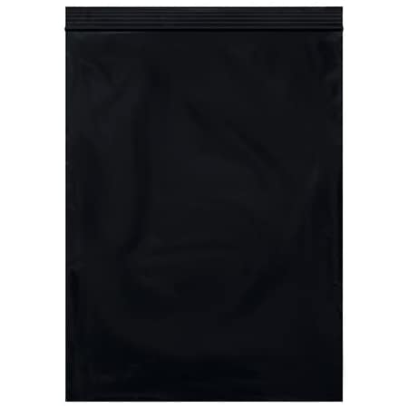 Bsc Preferred 9 x 12'' - 2 Mil Black Reclosable Poly Bags, 1000PK BUY03998264